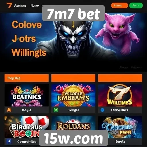 Comparativo de jogos disponíveis no 7m7 bet